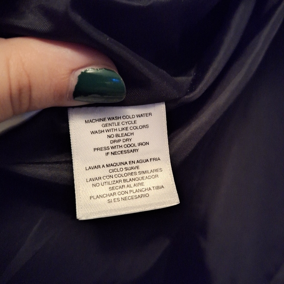 Jones New York Signature Black and White Pinstripe Blazer - Picture 7 of 7